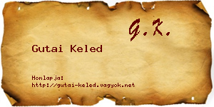 Gutai Keled névjegykártya